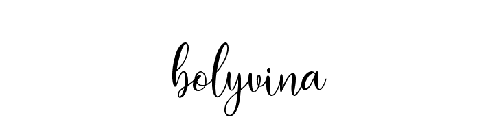 bolyvina  font caratteri gratis