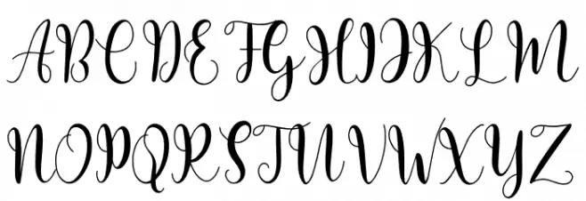 bolyvina Font Litere mari