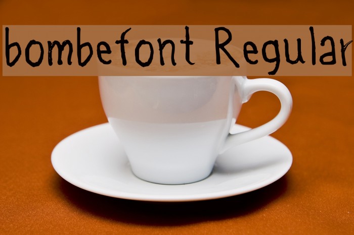 bombefont Regular Font examples