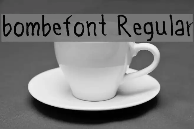 bombefont Regular Example 2