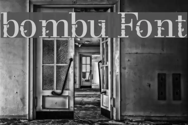 bombu Font examples