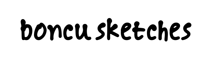 boncu sketches Font