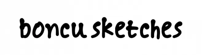 boncu sketches  Descarca Fonturi Gratis
