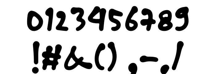 boncu sketches Font OTHER CHARS