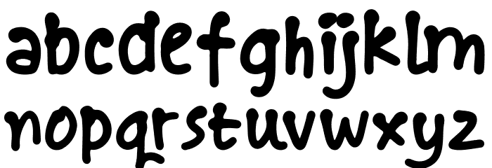 boncu sketches Font LOWERCASE
