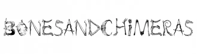 bones and chimeras  font caratteri gratis