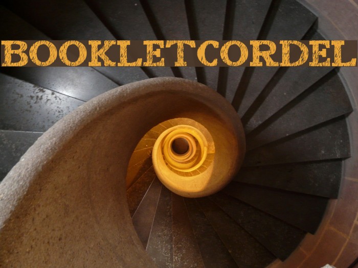 booklet Cordel Font examples