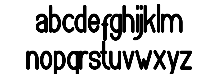 bookmark Font LOWERCASE