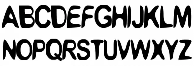 boomerang monkey Schriftart Groß