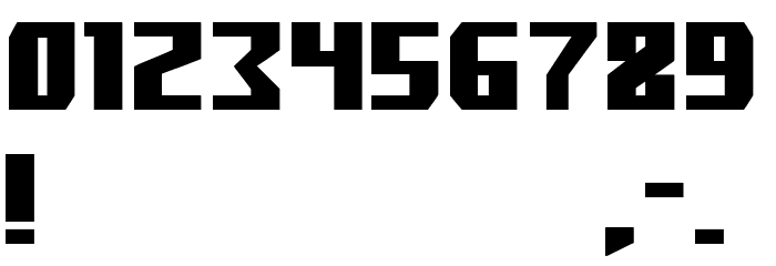 boomface pg Font OTHER CHARS
