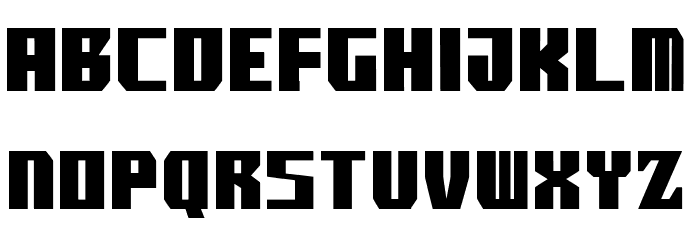 boomface pg Font LOWERCASE