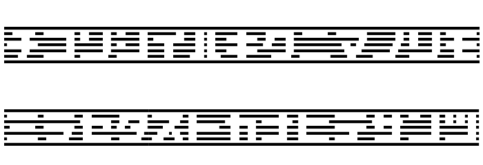 border7Kat Font LOWERCASE