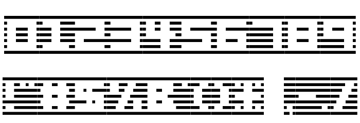 border7alp Font OTHER CHARS