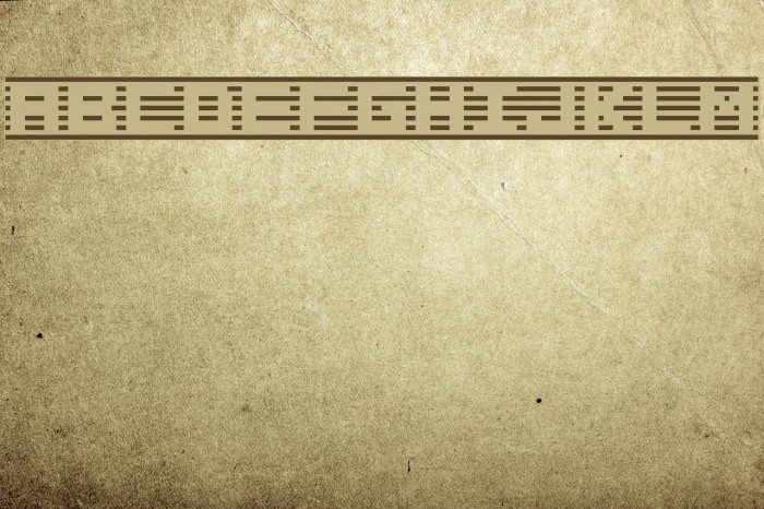 border7alp Font examples
