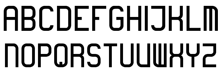 boring Font LOWERCASE