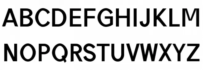 borneo Bold Font Litere mari