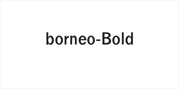 borneo-Bold Logo
