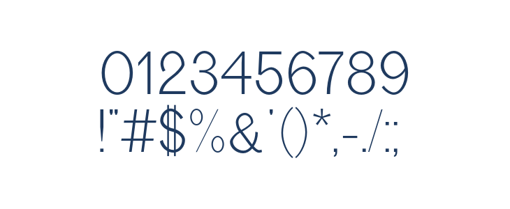 borneo-Regular Other Characters