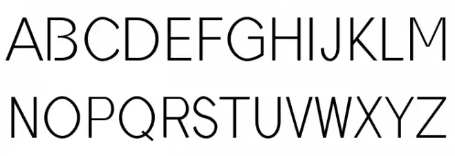 borneo Regular 字体 大写