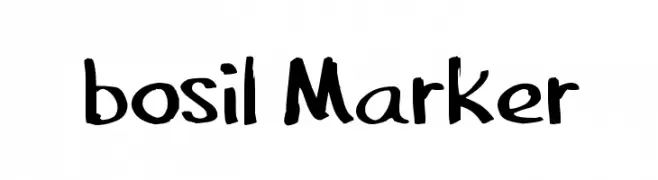bosil Marker  नि: शुल्क फ़ॉन्ट्स डाउनलोड