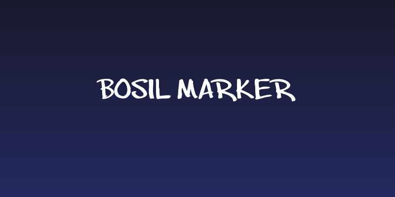 bosil Marker Social Header