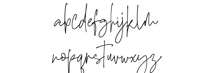 bouldersbeach Personal Use Font LOWERCASE