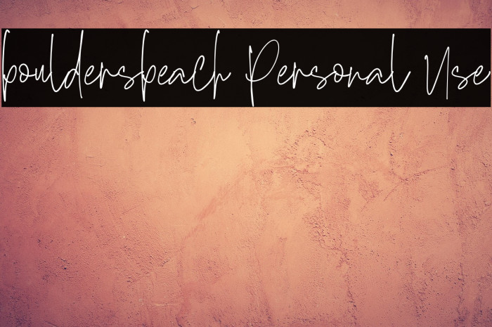 bouldersbeach Personal Use Example 3