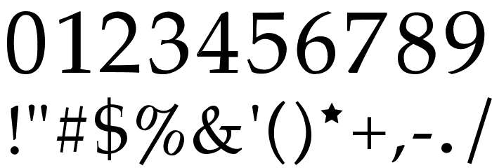 bowarrow2 Font OTHER CHARS
