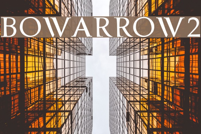 bowarrow2 Font examples