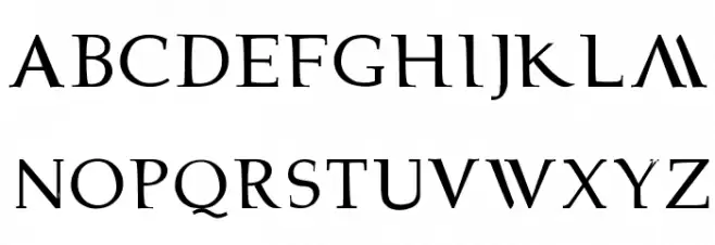 bowarrow2 Schriftart Kleinbuchstaben