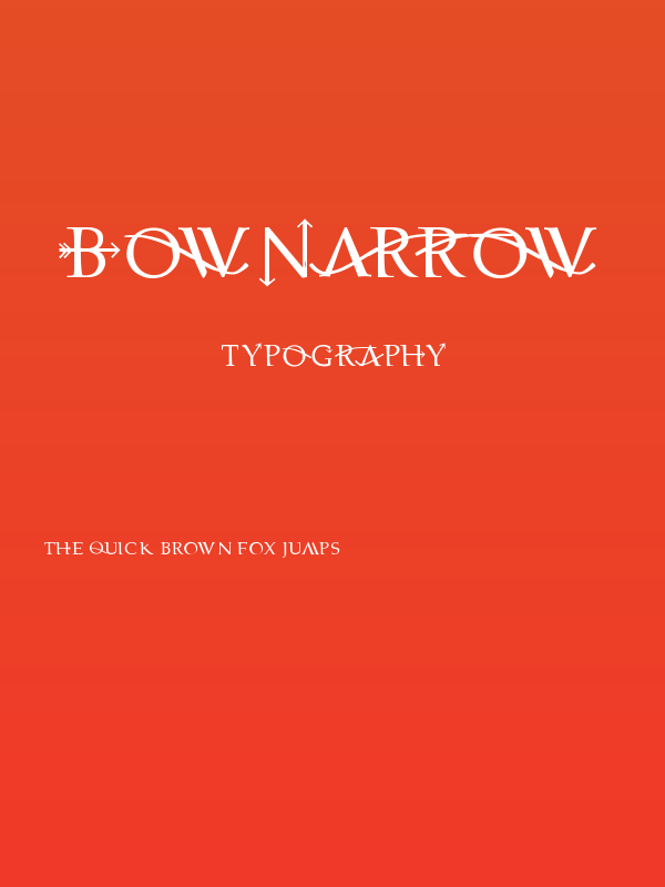 bownARrOW Poster