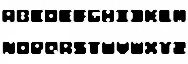 box in square Regular خط أحرف كبيرة