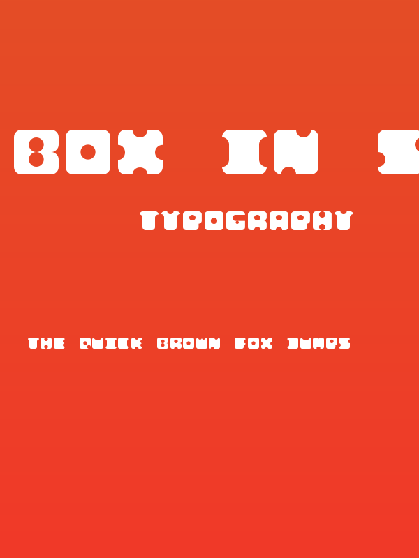 box in square Regular Poster