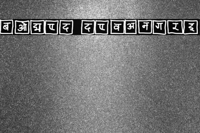 boxed devangri Font examples