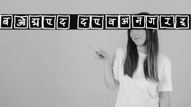 boxed devangri Font examples