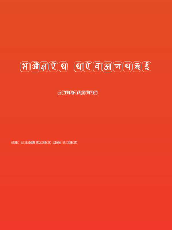 boxed devangri Poster