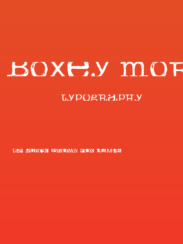 boxey moron Poster