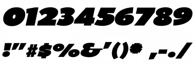 BPDiet-UltraBlackItalic Fonte OUTROS PERSONAGENS