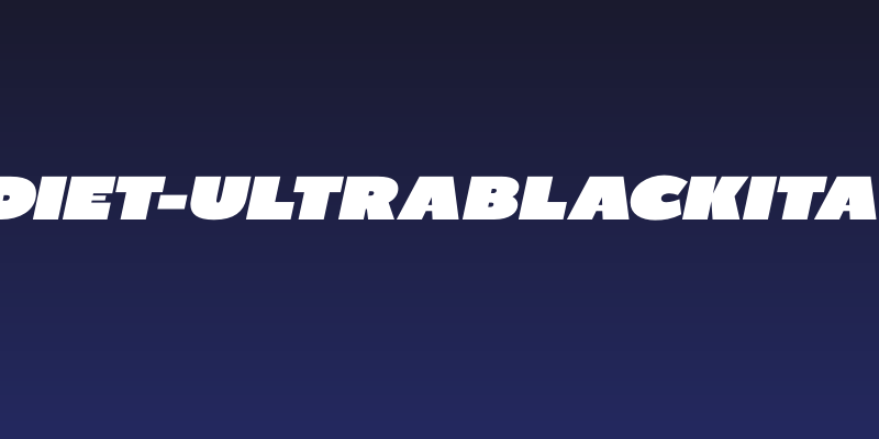 BPDiet-UltraBlackItalic Social Header