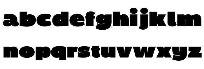 BPDiet-UltraBlack Font LOWERCASE
