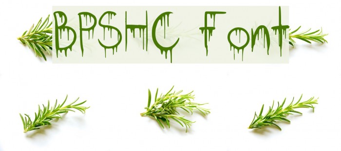 BPSHC Font examples