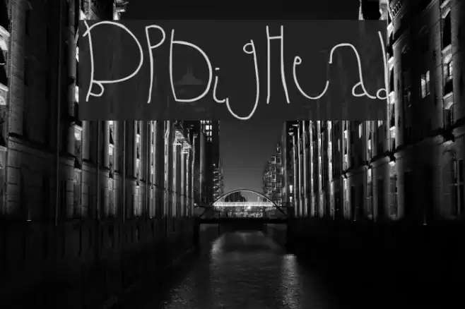 BPbigHead Font examples