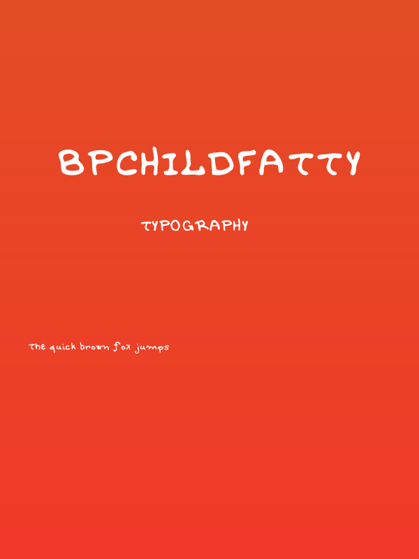 BPchildFatty Poster