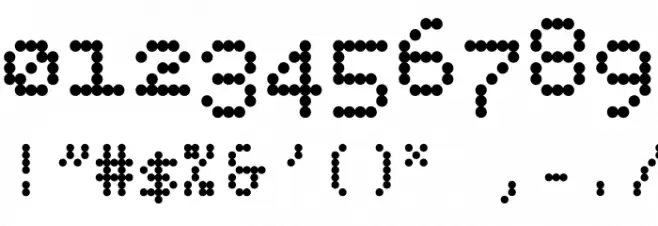 BPdots-Bold Font OTHER CHARS