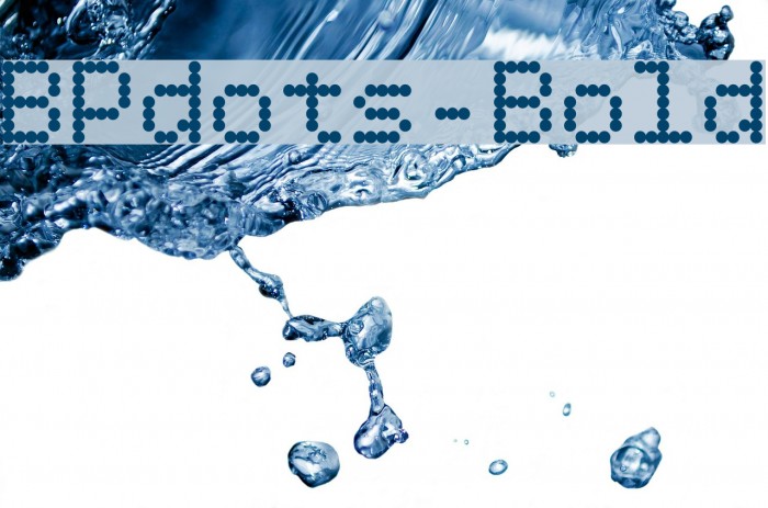 BPdots-Bold Font examples