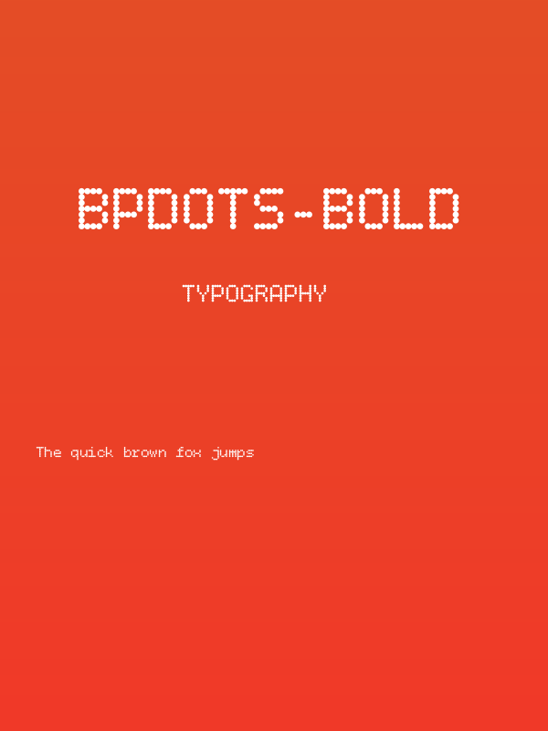 BPdots-Bold Poster