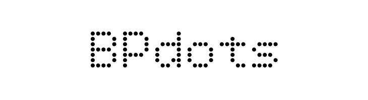 BPdots Font