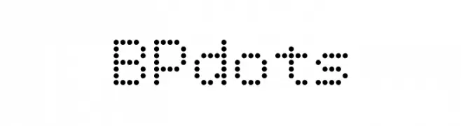 BPdots  免费字体下载