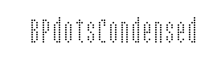 BPdotsCondensed Font