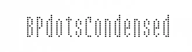 BPdotsCondensed  baixar fontes gratis